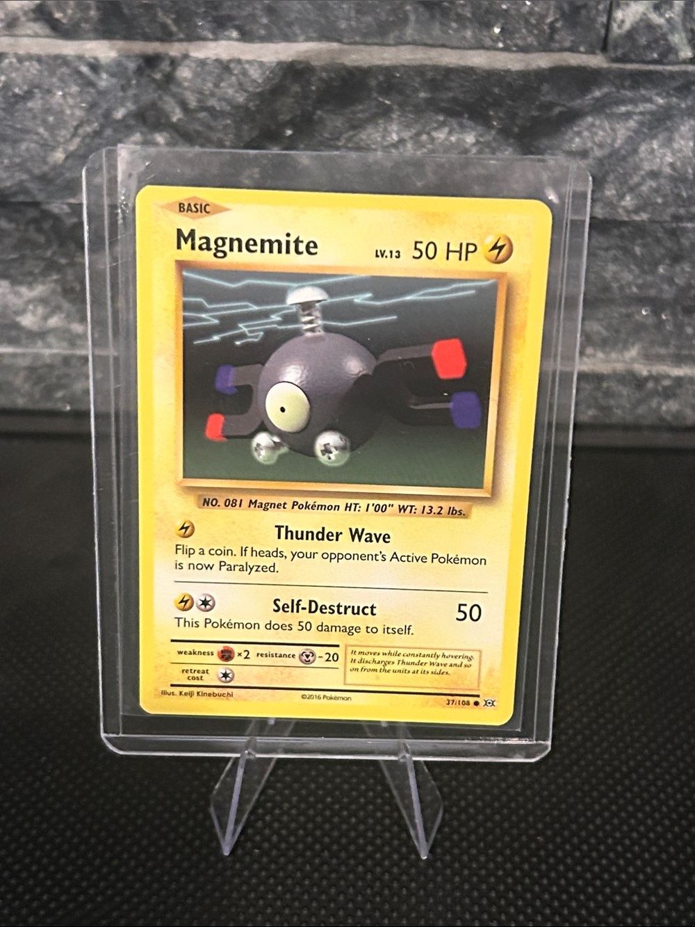Pokémon Magnemite 37/108 Non-Holo from XY‎ Evolutions Set Vintage (2016) M/NM